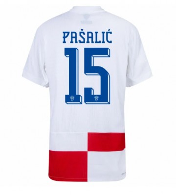 Kroatien Mario Pasalic #15 Hemmatröja EM 2024 Kortärmad